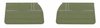 Front Deluxe Door Panel Set for 1968 Chevrolet El Camino [Ivy Gold] - image 1