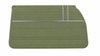 Front Deluxe Door Panel Set for 1968 Chevrolet El Camino [Ivy Gold] - image 2