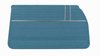 Front Deluxe Door Panel Set for 1968 Chevrolet El Camino [Light Blue] - image 2