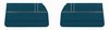 Front Deluxe Door Panel Set for 1968 Chevrolet El Camino [Medium Blue] - image 1