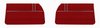Front Deluxe Door Panel Set for 1968 Chevrolet El Camino [Red] - image 1