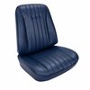 Front Bucket Seat Upholstery Kit for 1968 Chevy Chevelle, El Camino & Malibu [Madrid Grain Vinyl Dark Blue] - image 2