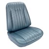 Front Bucket Seat Upholstery Kit for 1968 Chevy Chevelle, El Camino & Malibu [Madrid Grain Vinyl Light Blue] - image 2