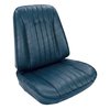Front Bucket Seat Upholstery Kit for 1968 Chevy Chevelle, El Camino & Malibu [Madrid Grain Vinyl Medium Blue] - image 2