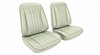 Front Bucket Seat Upholstery Kit for 1968 Chevy Chevelle, El Camino & Malibu [Madrid Grain Vinyl Pearl] - image 1