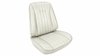 Front Bucket Seat Upholstery Kit for 1968 Chevy Chevelle, El Camino & Malibu [Madrid Grain Vinyl Pearl] - image 2