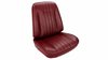 Front Bucket Seat Upholstery Kit for 1968 Chevy Chevelle, El Camino & Malibu [Madrid Grain Vinyl Red] - image 2