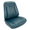 Front Bucket Seat Upholstery Kit for 1968 Chevy Chevelle, El Camino & Malibu [Madrid Grain Vinyl Turquoise] - image 2