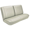Front Split Back Bench Seat Upholstery Kit for 1968 Chevy Chevelle, El Camino & Malibu [Madrid Grain Vinyl Pearl] - image 1