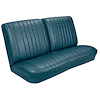 Front Split Back Bench Seat Upholstery Kit for 1968 Chevy Chevelle, El Camino & Malibu [Madrid Grain Vinyl Turquoise] - image 1