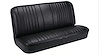 Rear Bench Seat Upholstery Kit for 1968 Chevy Chevelle, Coupe, Hardtop [Madrid Grain Vinyl Black] - image 1