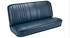 Rear Bench Seat Upholstery Kit for 1968 Chevy Chevelle, Coupe, Hardtop [Madrid Grain Vinyl Light Blue] - image 1