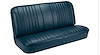 Rear Bench Seat Upholstery Kit for 1968 Chevy Chevelle, Coupe, Hardtop [Madrid Grain Vinyl Medium Blue] - image 1