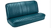 Rear Bench Seat Upholstery Kit for 1968 Chevy Chevelle, Coupe, Hardtop [Madrid Grain Vinyl Turquoise] - image 1
