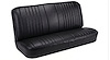 Rear Bench Seat Upholstery Kit for 1968 Chevy Chevelle, Convertible [Madrid Grain Vinyl Black] - image 1