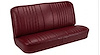 Rear Bench Seat Upholstery Kit for 1968 Chevy Chevelle, Convertible [Madrid Grain Vinyl Red] - image 1