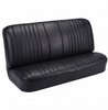 Front Bucket & Rear Bench Seat Upholstery Kit for 1968 Chevy Chevelle, Coupe, Hardtop [Madrid Grain Vinyl Black] - image 3