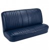 Front Bucket & Rear Bench Seat Upholstery Kit for 1968 Chevy Chevelle, Coupe, Hardtop [Madrid Grain Vinyl Dark Blue] - image 3