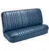 Front Bucket & Rear Bench Seat Upholstery Kit for 1968 Chevy Chevelle, Coupe, Hardtop [Madrid Grain Vinyl Light Blue] - image 3