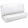 Front Bucket & Rear Bench Seat Upholstery Kit for 1968 Chevy Chevelle, Coupe, Hardtop [Madrid Grain Vinyl White] - image 3