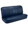 Front Bucket & Rear Bench Seat Upholstery Kit for 1968 Chevy Chevelle, Convertible [Madrid Grain Vinyl Dark Blue] - image 3
