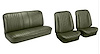 Front Bucket & Rear Bench Seat Upholstery Kit for 1968 Chevy Chevelle, Convertible [Madrid Grain Vinyl Ivy Gold] - image 1