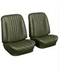 Front Bucket & Rear Bench Seat Upholstery Kit for 1968 Chevy Chevelle, Convertible [Madrid Grain Vinyl Ivy Gold] - image 2