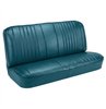 Front Bucket & Rear Bench Seat Upholstery Kit for 1968 Chevy Chevelle, Convertible [Madrid Grain Vinyl Turquoise] - image 3