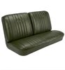 Front Split Back Bench & Rear Bench Seat Upholstery Kit for 1968 Chevy Chevelle, Coupe, Hardtop [Madrid Grain Vinyl Ivy Gold] - image 2