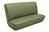 Front Solid Back Bench Seat Upholstery Kit for 1968 Chevy Chevelle, 4-Door Sedan & Wagon [Madrid Grain Vinyl Ivy Gold] - image 1
