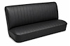Rear Bench Seat Upholstery Kit for 1968 Chevy Chevelle, 4-Door Sedan [Madrid Grain Vinyl Black] - image 1