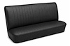 Rear Bench Seat Upholstery Kit for 1968 Chevy Chevelle, 4-Door Wagon [Madrid Grain Vinyl Black] - image 1