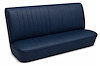 Rear Bench Seat Upholstery Kit for 1968 Chevy Chevelle, 4-Door Wagon [Madrid Grain Vinyl Dark Blue] - image 1