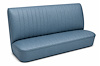 Rear Bench Seat Upholstery Kit for 1968 Chevy Chevelle, 4-Door Wagon [Madrid Grain Vinyl Light Blue] - image 1