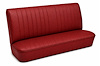Rear Bench Seat Upholstery Kit for 1968 Chevy Chevelle, 4-Door Wagon [Madrid Grain Vinyl Red] - image 1