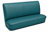 Rear Bench Seat Upholstery Kit for 1968 Chevy Chevelle, 4-Door Wagon [Madrid Grain Vinyl Turquoise] - image 1