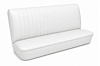 Rear Bench Seat Upholstery Kit for 1968 Chevy Chevelle, 4-Door Wagon [Madrid Grain Vinyl White] - image 1