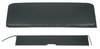 Rear Seat Upper Trim Panel Set Fits Select 1965-1967 Buick, Chevrolet, Olds & Pontiac A-Body Convertible Models, 2-Piece [Black] - image 1