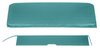 Rear Seat Upper Trim Panel Set Fits Select 1965-1967 Chevrolet Chevelle & Malibu Convertible Models, 2-Piece [Turquoise] - image 1