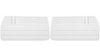 Rear Standard Side Panel Set for 1968 Chevrolet Chevelle, 2-Door Coupe (HT) [White] - image 1
