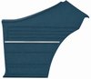 Rear Deluxe Side Panel Set for 1968 Chevrolet Chevelle, 2-Door Coupe (HT) [Medium Blue] - image 2