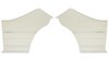 Rear Deluxe Side Panel Set for 1968 Chevrolet Chevelle, 2-Door Coupe (HT) [Pearl] - image 1