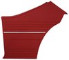 Rear Deluxe Side Panel Set for 1968 Chevrolet Chevelle, 2-Door Coupe (HT) [Red] - image 2