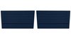 Rear Standard Side Panel Set for 1968 Chevrolet Chevelle, 2-Door Convertible [Dark Blue] - image 1
