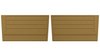Rear Standard Side Panel Set for 1968 Chevrolet Chevelle, 2-Door Convertible [Saddle] - image 1