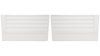Rear Standard Side Panel Set for 1968 Chevrolet Chevelle, 2-Door Convertible [White] - image 1
