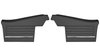 Rear Deluxe Side Panel Set for 1968 Chevrolet Chevelle, 2-Door Convertible [Black] - image 1