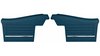 Rear Deluxe Side Panel Set for 1968 Chevrolet Chevelle, 2-Door Convertible [Medium Blue] - image 1