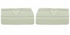 Front Standard Door Panel Set for 1969 Chevrolet Chevelle & El Camino, 2-Door Coupe (HT) and Convertible [Parchment] - image 1