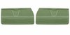Front Standard Door Panel Set for 1969 Chevrolet Chevelle & El Camino, 2-Door Coupe (HT) and Convertible [Light Green] - image 1